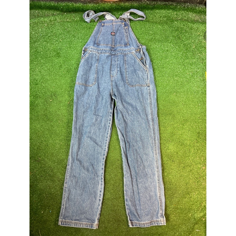 Unionbay Mens Denim Overalls‎ Blue Bib Pocket Adjustable Straps Utility size MD